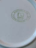 Set Of 2 Roma Blue And White Spongeware Plates