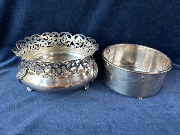 Reed And Barton 2 Piece Silver Plated Dish *Read Description*
