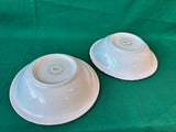 Set Of 2 La Primula Italy Blue Spongeware Splatter Bowls