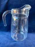 Large Clear Glass Pitcher