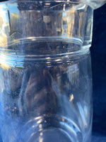 Large Clear Glass Pitcher