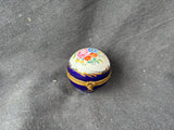 Limoges Trinket Box France Fait Main Porcelain (A)