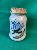 Handmade Studio Pottery Jar W/ Cork Stopper