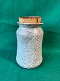 Handmade Studio Pottery Jar W/ Cork Stopper
