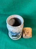 Handmade Studio Pottery Jar W/ Cork Stopper
