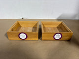 Lot Of Bamboo Organizational Boxes- 5 Pieces *Read Description*