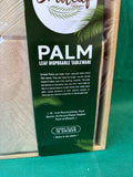 Palm Leaf Disposable Tableware Set, Unopened