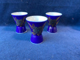 Cobalt Blue Japanese Sake Set 4 PCs