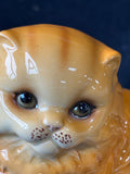 Goebel Porcelain Orange Cat Figurine W. Germany