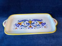 Ceramica Nova Deruta Serving Dish Hand Painted Italian Ceramic Plate Tray (2 Available, Priced Individually)