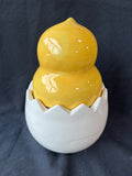 World Market Chick In Egg Cookie Jar *Read Description*