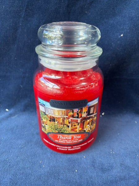 Yankee Candle Limited Edition Thank You Candle