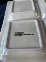 Christmas Serving Appetizer Platter 4 Parts