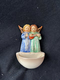 Goebel Hummel Angel Duet Holy Water Font Wall Figurine