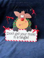 Lot Of Christmas Hanging Signs