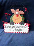 Lot Of Christmas Hanging Signs