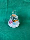 Maude And Bob St. Clair Art Glass Floral Paperweight