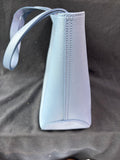 Longchamp Shop It Blue Gray Leather Tote Bag W/ Dust Bag