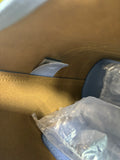 Longchamp Shop It Blue Gray Leather Tote Bag W/ Dust Bag