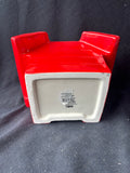 Snoopy Christmas Ceramic Cookie Jar *Read Description*