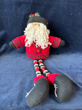 Pair Of Santa Claus Shelf Sitters
