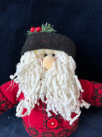 Pair Of Santa Claus Shelf Sitters