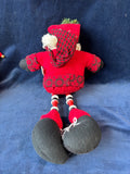 Pair Of Santa Claus Shelf Sitters