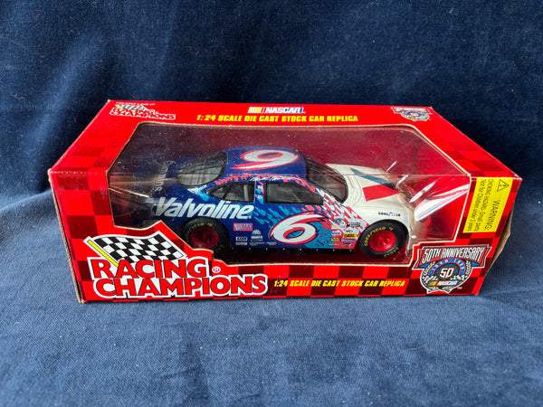 Racing Champions 1998 #6 Die Cast Stock Car Replica 1/24 Scale 50th Anniversary