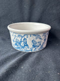Harry Barker Blue Toile Stoneware Dog Bowl