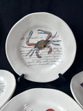 Set Of 4 World Market Ceramic Sea Life Plates