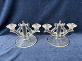Pair Of Double Candle Stick Holders