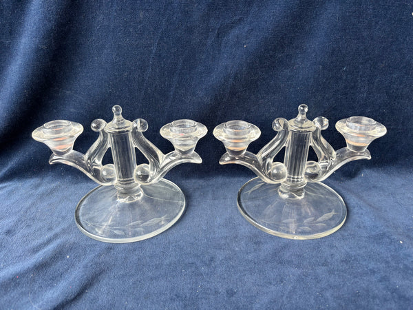 Pair Of Double Candle Stick Holders