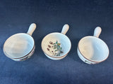 Set Of 3 Villeroy & Boch Botanica Open Pans With Handles