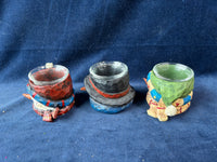 Set Of 3 Snowman Candle Holders *Read Description*