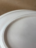 Primula Blue And White Sponge-ware Serving Platter