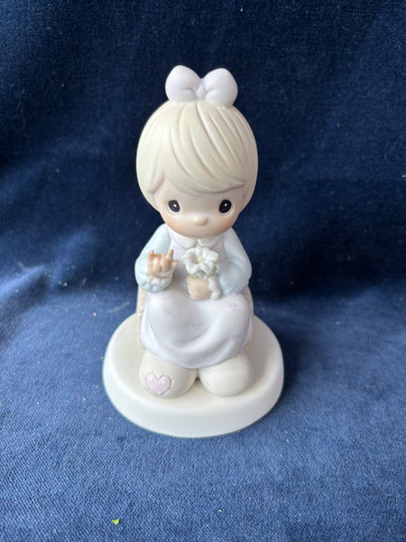 Precious Moments A Universal Love Porcelain Figurine 1991 Easter Seals 527173
