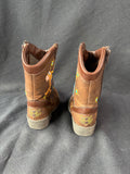 Disney Toy Story Woody Bullseye Cowboy Boots Side Zip Brown Toddler Boys Size 6