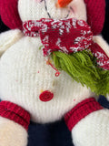 Pair Of Snowman Stuffed Dolls