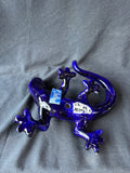 Mexican Talavera Blue Ceramic Gecko Lizard Wall Art Pottery