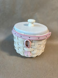Longaberger 2006 Horizon Of Hope Basket W/Liner, Lid, Protector (B)