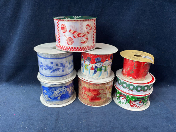 Christmas Ribbon Lot (8)
