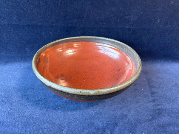 Signed Glazed Pottery Bowl