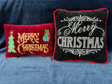 Lot Of Small Christmas Throw Pillows