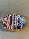 Longaberger Basket W/ Plastic Protector And Liner (H)