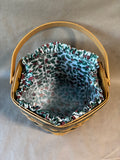 Longaberger Christmas Collection 1997 Red Snowflake Basket Liner Protector (I)
