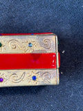 2 Saints Ornate Cake Knife Jeweled Handle