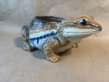 Otagiri Ceramic Stoneware Toad Bull Frog Planter