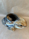 Otagiri Ceramic Stoneware Toad Bull Frog Planter