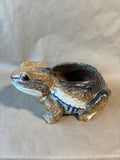 Otagiri Ceramic Stoneware Toad Bull Frog Planter