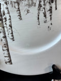 Set Of 3 Pier 1 Snow Forest Dinner Plates